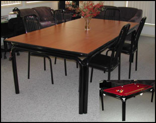 Unique Pool Table and Dining Table