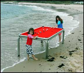 Unique pool tables